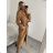 Kabát flaušový dámský (S/M ONE SIZE) ITALSKá MóDA IM322466