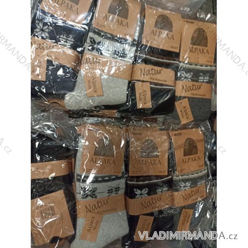 Men's warm alpaca socks (43-47) LOOKEN LOK22W9141