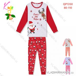 Pajamas long infant children's girls (80-110) KUGO MP1326