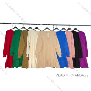 Women's elegant party long sleeve dress (S/M ONE SIZE) ITALIAN FASHION IM322282