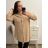 Hooded Long Sleeve Hooded Dress (uni s / m) IM2191956 L / XL Beige lights