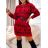 Summer long sleeve flowered women's dress (UNI S / L) ITALIAN FASHION IMK20150