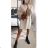 Summer long sleeve flowered women's dress (UNI S / L) ITALIAN FASHION IMK20150