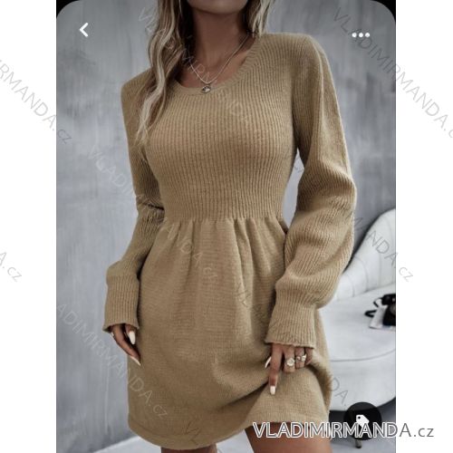 Summer long sleeve flowered women's dress (UNI S / L) ITALIAN FASHION IMK20150