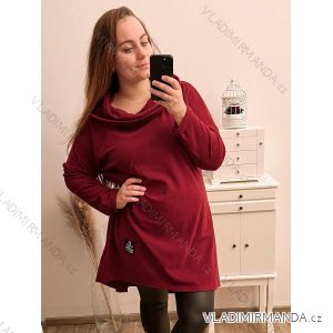 Shirt 3/4 sleeve ladies strip (4XL/5XL ONE SIZE) ITALSKÁ MÓDA IM422026