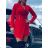 Summer long sleeve flowered women's dress (UNI S / L) ITALIAN FASHION IMK20150