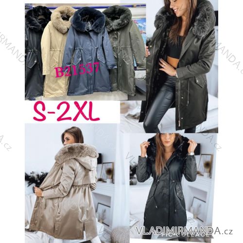 Bunda podzimní s kapucí dámská (S-2XL) ITALSKÁ MÓDA PMWB22B211832A