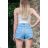 Women's denim shorts (xs-xl) ITALIAN FASHION IMM20140 L blue