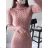 Women's Turtleneck Sweater Knit Long Sleeve Women's (uni sm) ITALIAN FASHION IM4192002