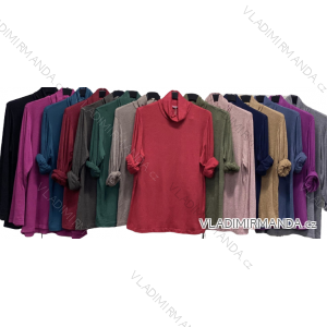 T-shirt tunic long sleeve female oversized (uni xl-3xl) ITALIAN Fashion IMC18969