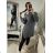 Women's Long Sleeve Turtleneck Long Sleeve Sweater (S/M/L ONE SIZE) ITALIAN FASHION IM322394
