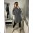 Women's Long Sleeve Turtleneck Long Sleeve Sweater (S/M/L ONE SIZE) ITALIAN FASHION IM322394