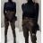 Women's Eco Leather Pants (S/M ONE SIZE) ITALIAN FASHION IMWB22378