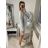 Women's Knitted Long Sleeve Dress (L/XL ONE SIZE) ITALIAN FASHION IMD211019