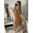 Women's Knitted Long Sleeve Dress (L/XL ONE SIZE) ITALIAN FASHION IMD211019