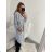 Women's Long Sleeve Cotton Cardigan (XL/2XL ONE SIZE) ITALIAN FASHION IMB22193