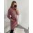 Women's Plus Size Velvet Warm Long Sleeve Dress (L/XL/2XL ONE SIZE) ITALIAN FASHION IM322651