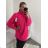 Women's Long Sleeve Turtleneck Long Sleeve Sweater (S/M/L/XL/2XL ONE SIZE) ITALIAN FASHION IM422943