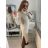 Summer long sleeve flowered women's dress (UNI S / L) ITALIAN FASHION IMK20150