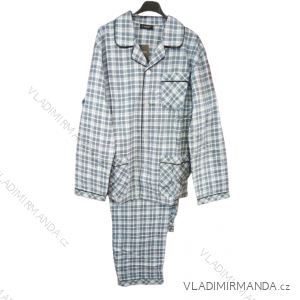 Men's pajamas long flannel oversized (M-2XL) FASHION LAND SC135M