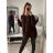 Women's Long Sleeve Sweater (S / M ONE SIZE) ITALIAN FASHION IMM219072