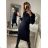 Women's Long Sleeve Knitted Dress (S/M ONE SIZE) ITALIAN FASHION IMWAA223333