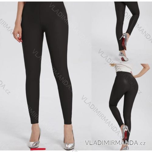 Legíny dlouhé koženkové dámské (S-XL) ITALSKÁ MÓDA IMM22FD6872