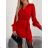 Šaty elegantní třpytivé dlouhý rukáv dámské (S/M ONE SIZE) ITALSKÁ MÓDA IMWDD223941