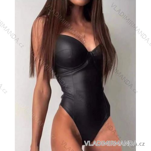 Women's Elegant Strapless Bodysuit (S/M ONE SIZE) ITALIAN FASHION IMWE223981
