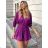 Šaty elegantní dlouhý rukáv dámské (S/M ONE SIZE) ITALSKÁ MÓDA IMM211535