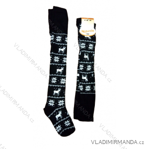 Knee socks with bow women (one size) ZAKOLANOWKI MILENA DPP20010