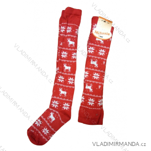 Knee socks with bow women (one size) ZAKOLANOWKI MILENA DPP20010