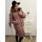 Women's Plus Size Winter Jacket (3XL-7XL) POLISH FASHION HKW222274 56 brown Chocolate