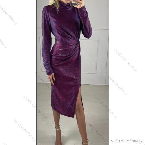 Šaty letní na ramínka dámské (S/M ONE SIZE) ITALSKÁ MÓDA IMPBB22B21841