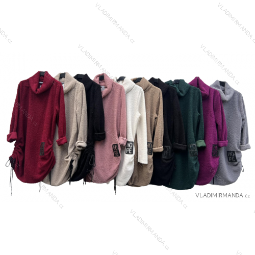 Women's Turtleneck Sweater Knit Long Sleeve Women's (uni sm) ITALIAN FASHION IM4192002