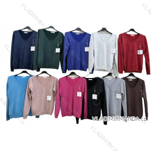 Knitted sweater thin turtleneck long sleeve women (L / XL ONE SIZE) ITALIAN FASHION IMD211110