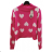 Women's Stand Collar Long Sleeve Knitted Sweater (S/M ONE SIZE) ITALIAN FASHION IMPLI228596