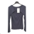 Women's Stand Collar Long Sleeve Knitted Sweater (S/M ONE SIZE) ITALIAN FASHION IMPLI228596
