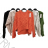Women's Stand Collar Long Sleeve Knitted Sweater (S/M ONE SIZE) ITALIAN FASHION IMPLI228596