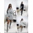 Women's Elegant Long Sleeve Dress (S/M ONE SIZE) ITALIAN FASHION IMPLI2220433lurex