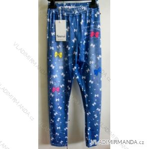 Leggings of a long long children's and teen girl's bows (2-14 years) TAURUS 838
