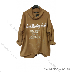 Women's Velvet Hoodie (L/XL ONE SIZE) ITALIAN FASHION IM422844