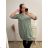 Women's Plus Size Long Sleeve Dress (L/XL/2XL ONE SIZE) ITALIAN FASHION IM4221260