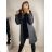 Šaty letní na ramínka dámské (S/M ONE SIZE) ITALSKÁ MÓDA IMPBB22B21841 black S