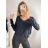 Šaty letní na ramínka dámské (S/M ONE SIZE) ITALSKÁ MÓDA IMPBB22B21841 Black S/M