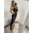 Elegant formal dress with straps for women (S / M ONE SIZE) ITALIAN FASHION IM321576
