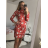 Šaty elegantní dlouhý rukáv dámské (S/M ONE SIZE) ITALSKÁ MÓDA IMM211535