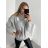Women's Oversize Turtleneck Long Sleeve Sweater (S/M/L ONE SIZE) ITALIAN FASHION IMWD2292119