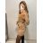 Women's Long Sleeve Belted Turtleneck Knit Dress (S/M/L ONE SIZE) ITALIAN FASHION IMWB22371 M / L Gray