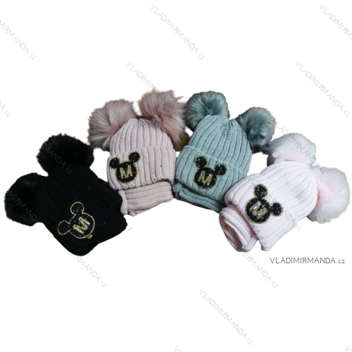 Čepice podzimní upletové chlapecká (4-9 LET) POLSKÁ VÝROBA PV422CEPICE